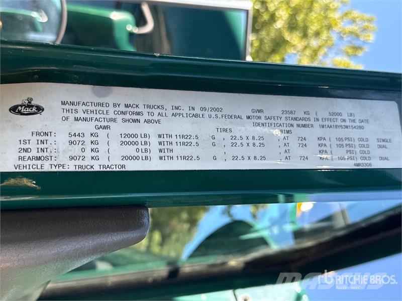 Mack CH613 وحدات الجر