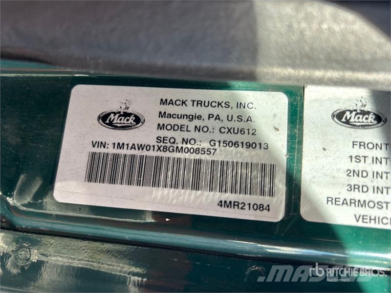 Mack CXU612 Trekkvogner