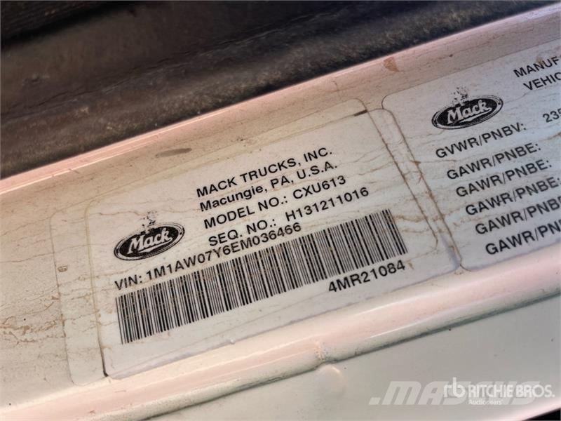 Mack CXU613 Traktorske jedinice