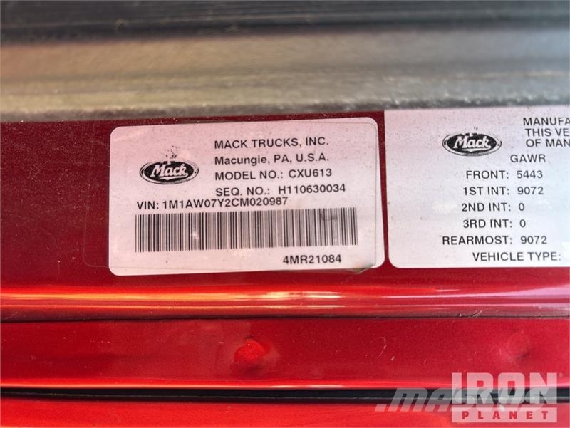 Mack CXU613 Motrici e Trattori Stradali