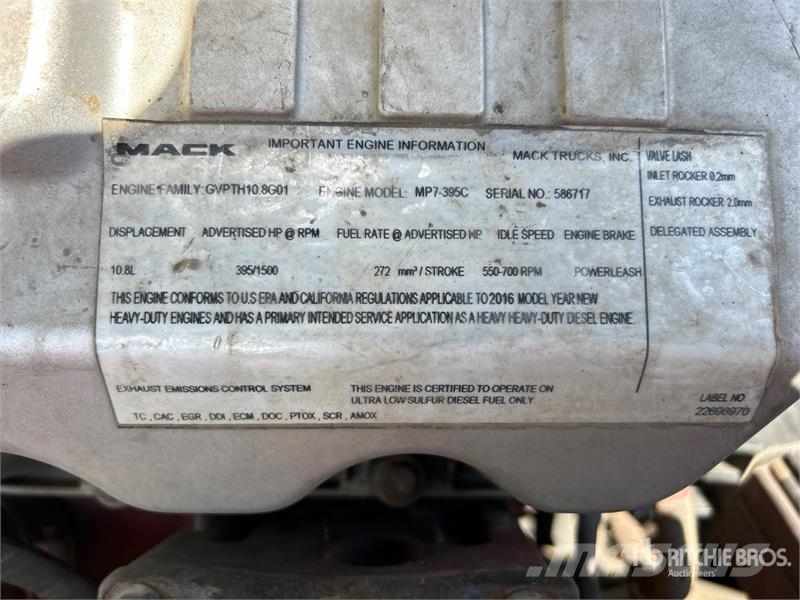 Mack CXU613T 6x2 T/A Day Cab Truck Tractor Autotractoare