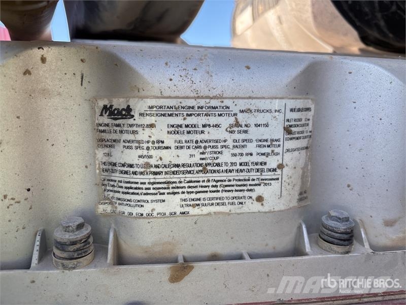 Mack GU713 Tipper trucks