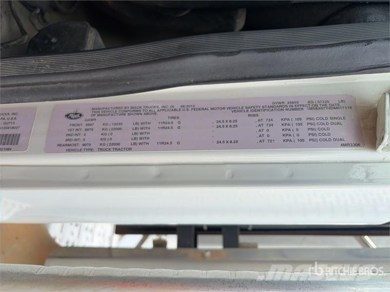 Mack GU713 Truck Tractor Units