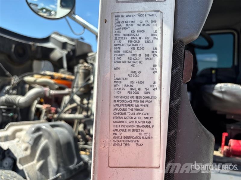 Mack GU713 Bañeras basculantes usadas