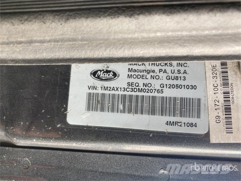 Mack GU813 10x4 Quad/A Dump Truck Kipper