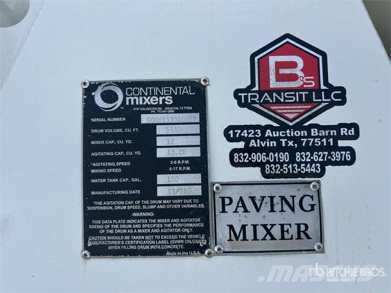 Mack GU813 6x4 Mixer Truck Camiones hormigonera