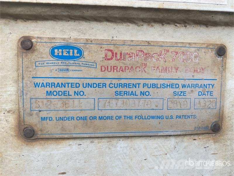 Mack LEU613 폐기물 수거 트럭
