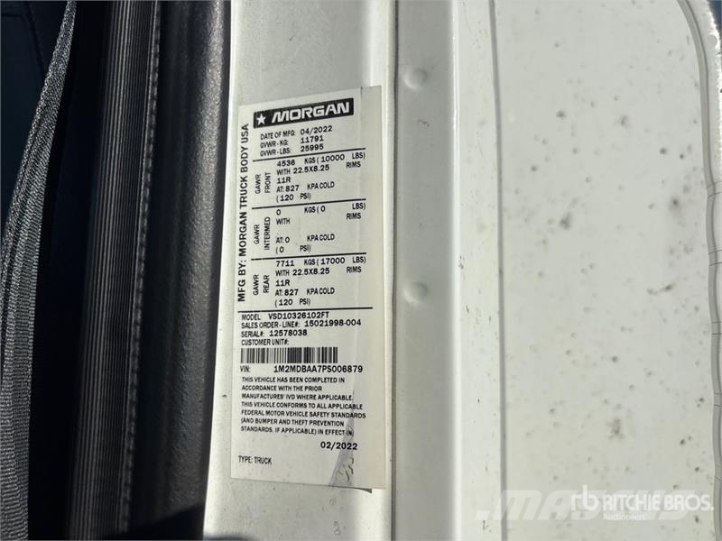 Mack MD 4x2 Van Truck Samochody ciężarowe ze skrzynią zamkniętą