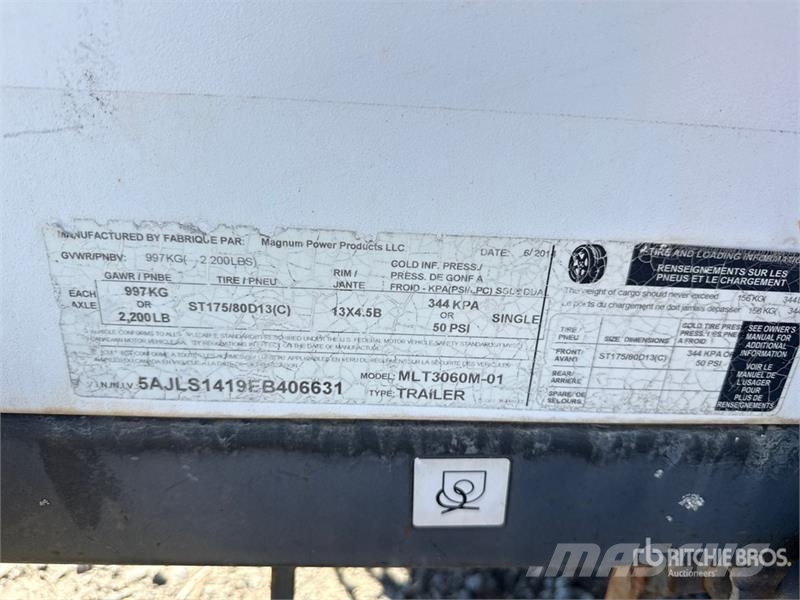 Magnum MLT3060M-01 6 kW Light Tower Light towers