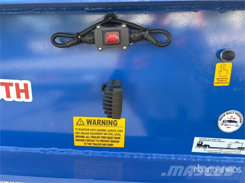  Mammoth 140000 lb Tri/A Removable Gooseneck Lowboy Plataformas bajas