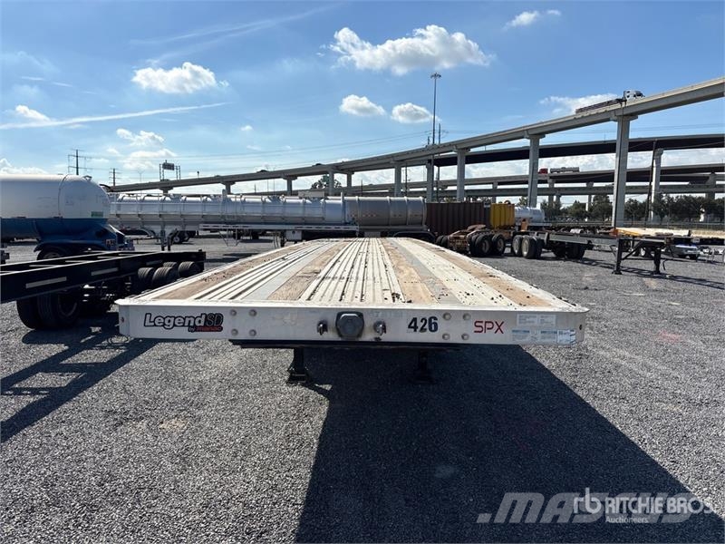 Manac 10253C0B1F 53 ft T/A Flatbed Trailer 플랫베드/드롭사이드 트레일러