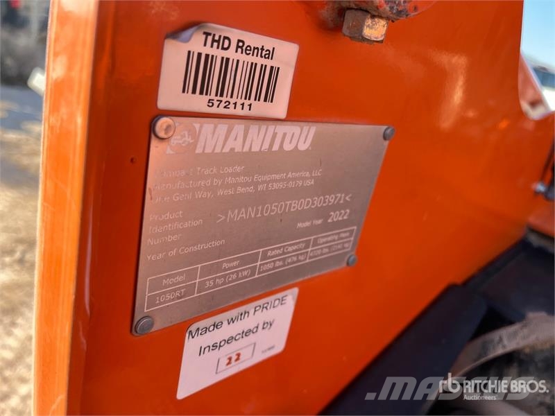 Manitou 1050RT Compact Track Loader Kompaktlaadurid