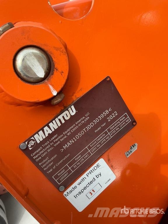 Manitou 1050RT Compact Track Loader Chargeuse compacte