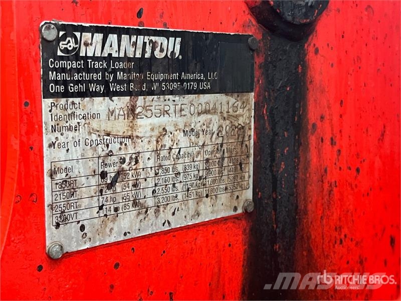 Manitou 2550RT Two-Speed High Flow Compact Track Loader Kompaktlader