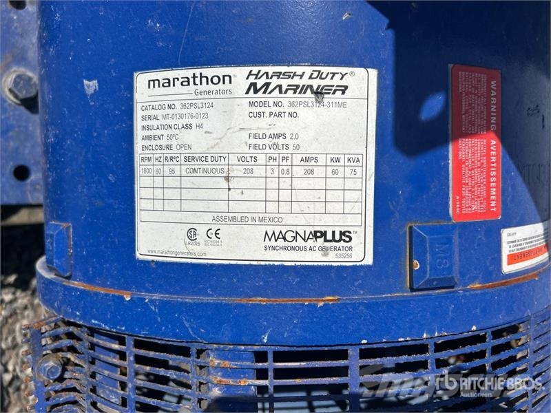 Marathon 362PSL3124-311ME 75 kVA Skid-Mounted Generator Set Diesel generatoren