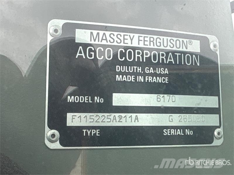 Massey Ferguson 6170 4WD Tractor Traktoren