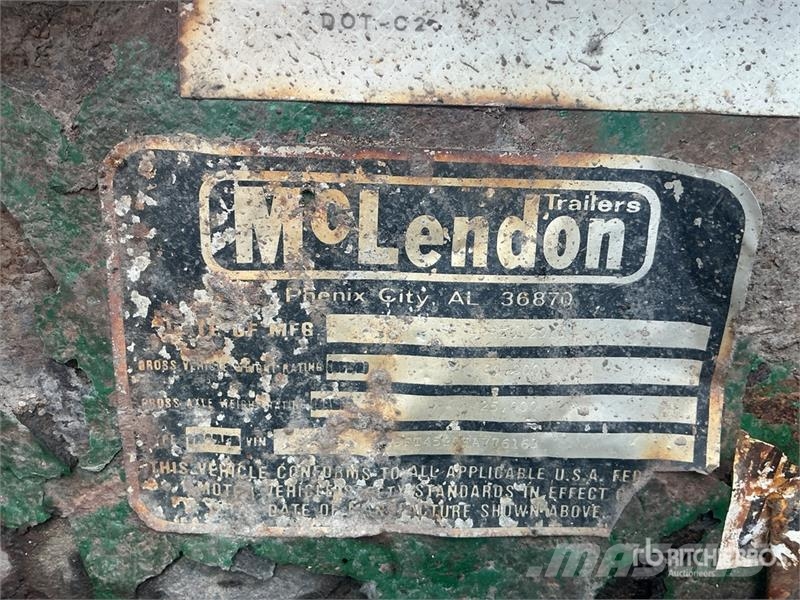 McLendon FT45L 45 ft T/A Log Trailer Timber trailers