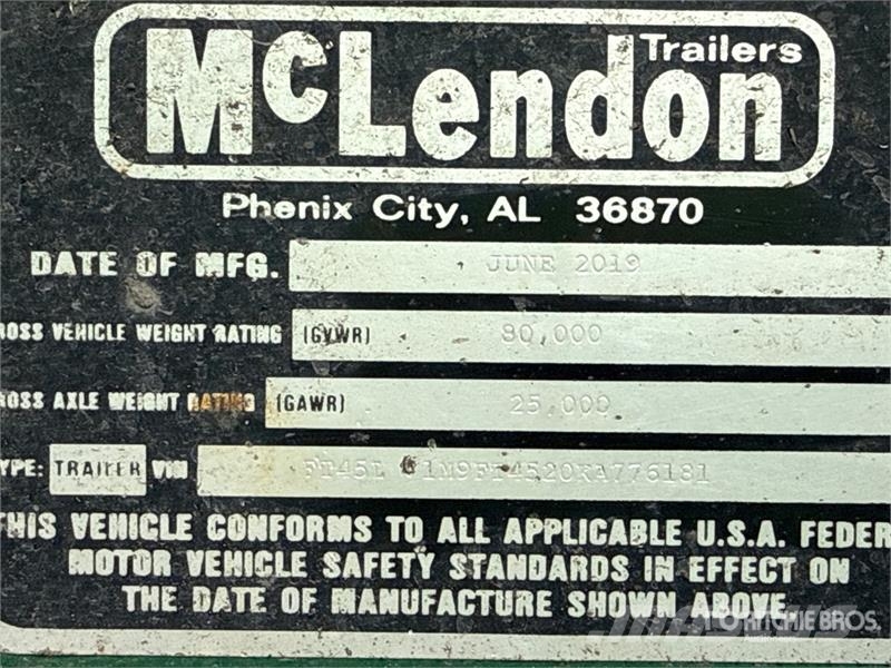 McLendon FT45L 45 ft T/A Log Trailer Puuperävaunut