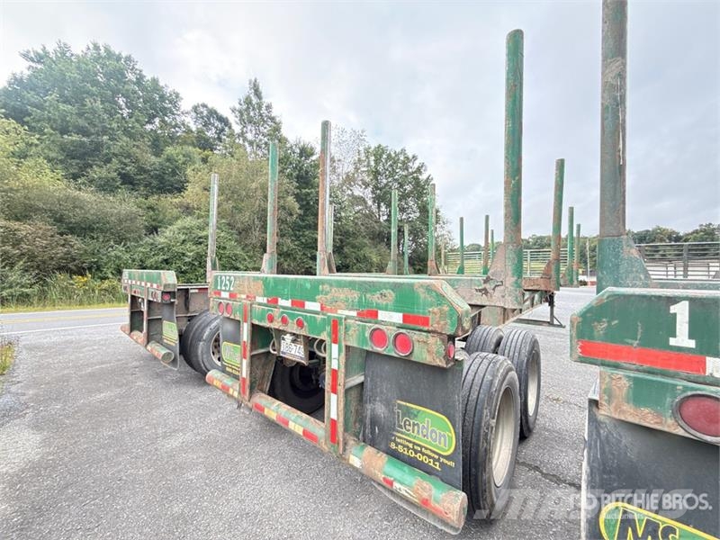 McLendon FT45L 45 ft T/A Log Trailer Kokvedēju piekabes