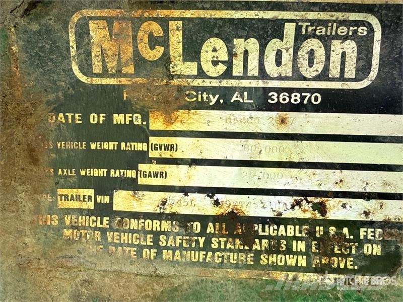 McLendon FT45L 45 ft T/A Log Trailer Rimorchi trasporto legname