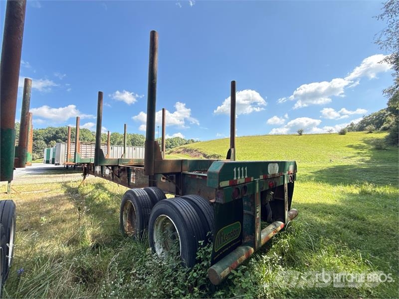 McLendon FT45L 45 ft T/A Pole Log Trailer (Inoperable) 목재용 트레일러