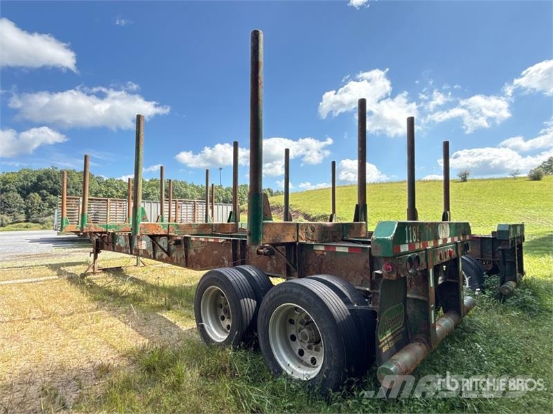 McLendon FT45L 45 ft T/A Log Trailer (Inoperable) Puuperävaunut
