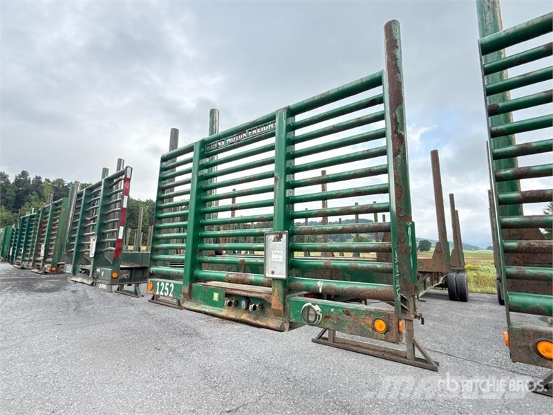 McLendon FT45L 45 ft T/A Log Trailer Kokvedēju piekabes
