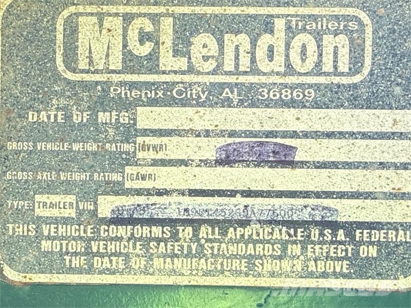 McLendon FT45L 45 ft T/A Pole Log Trailer Timber trailers