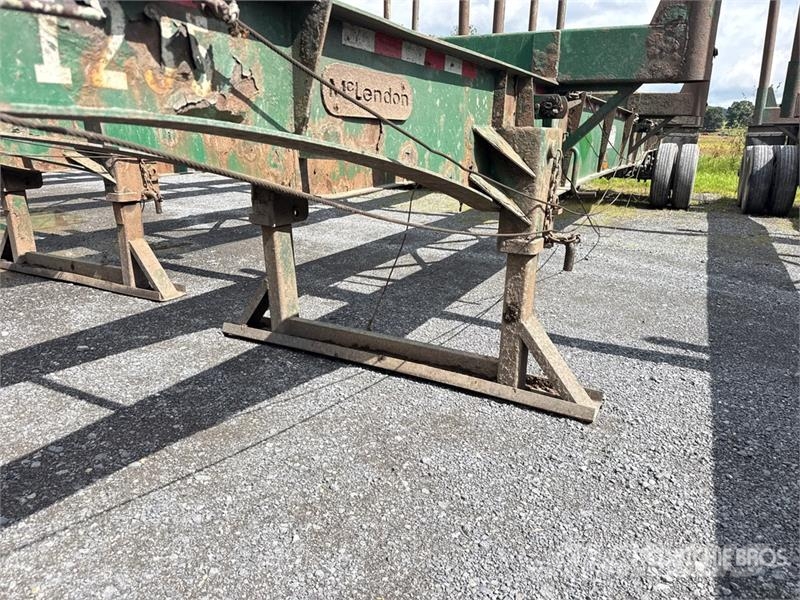 McLendon FT45L 45 ft T/A Log Trailer Puuperävaunut