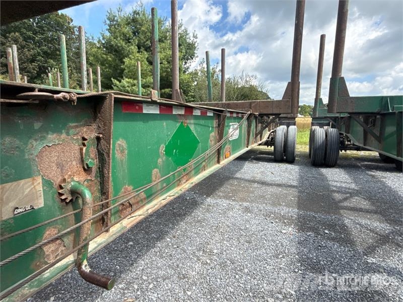McLendon FT45L 45 ft T/A Log Trailer Puuperävaunut