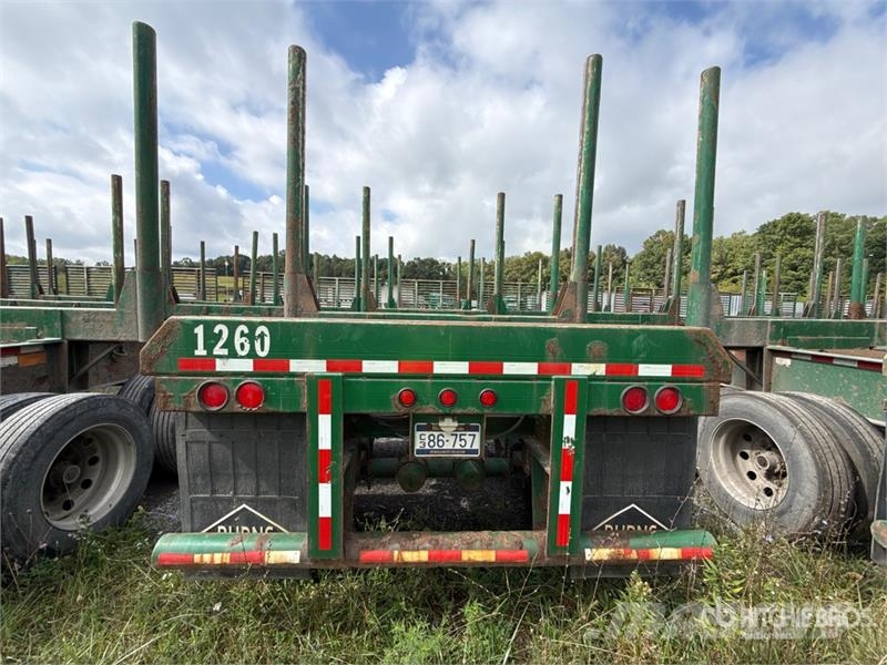 McLendon FT45L 45 ft T/A Log Trailer Puuperävaunut