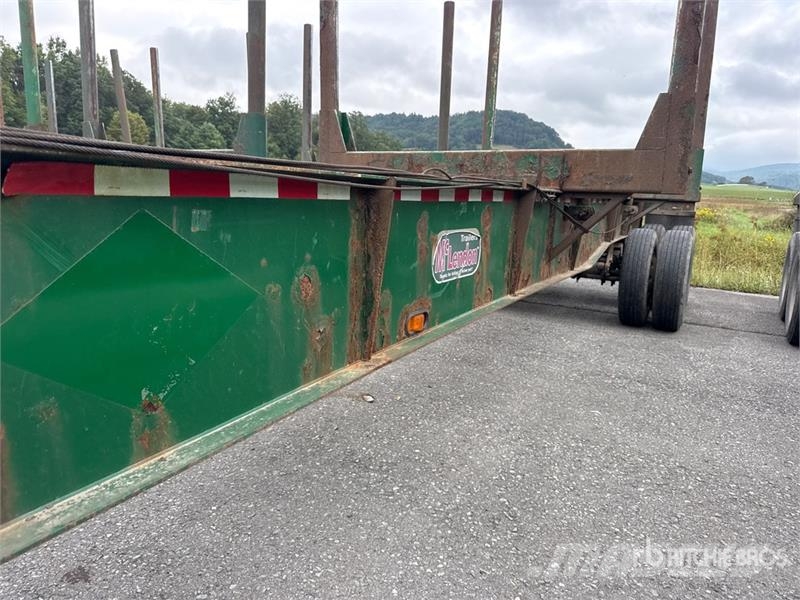 McLendon FT45L 45 ft T/A Log Trailer Kokvedēju piekabes