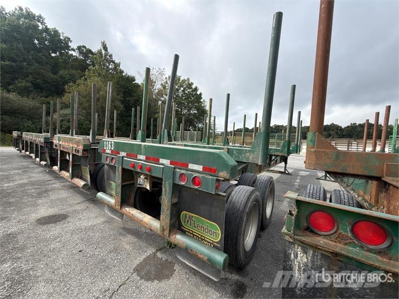 McLendon FT45L 45 ft T/A Log Trailer Puuperävaunut