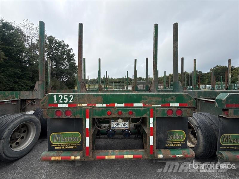 McLendon FT45L 45 ft T/A Log Trailer Kokvedēju piekabes
