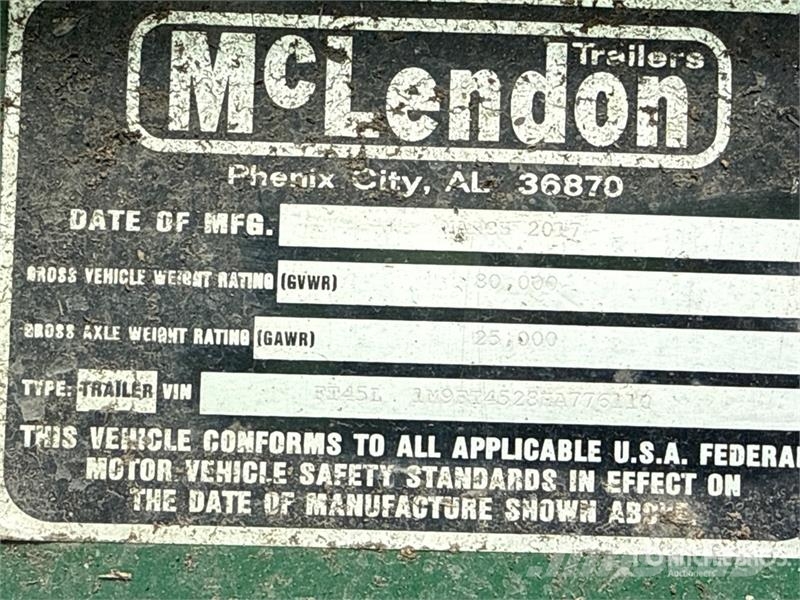 McLendon FT45L 45 ft T/A Log Trailer Puuperävaunut