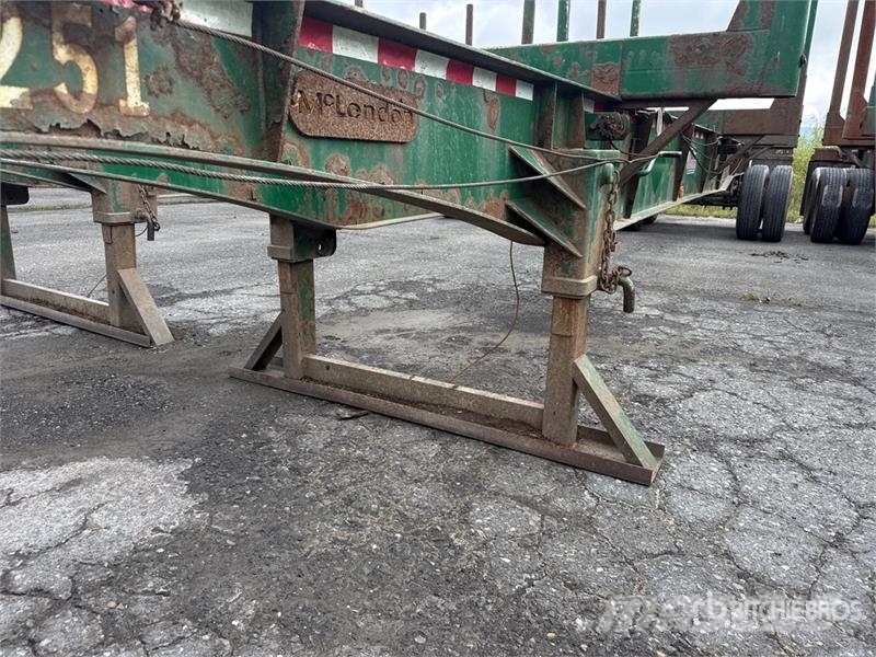 McLendon FT45L 45 ft T/A Log Trailer Puuperävaunut