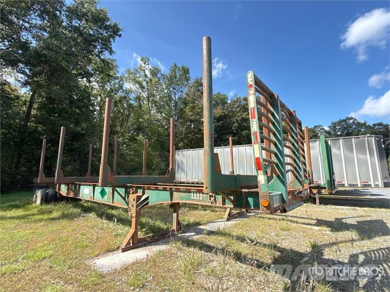 McLendon FT45L 45 ft T/A Pole Log Trailer (Inoperable) 목재용 트레일러