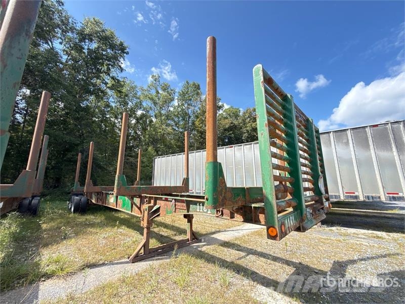 McLendon FT45L 45 ft T/A Log Trailer (Inoperable) Puuperävaunut