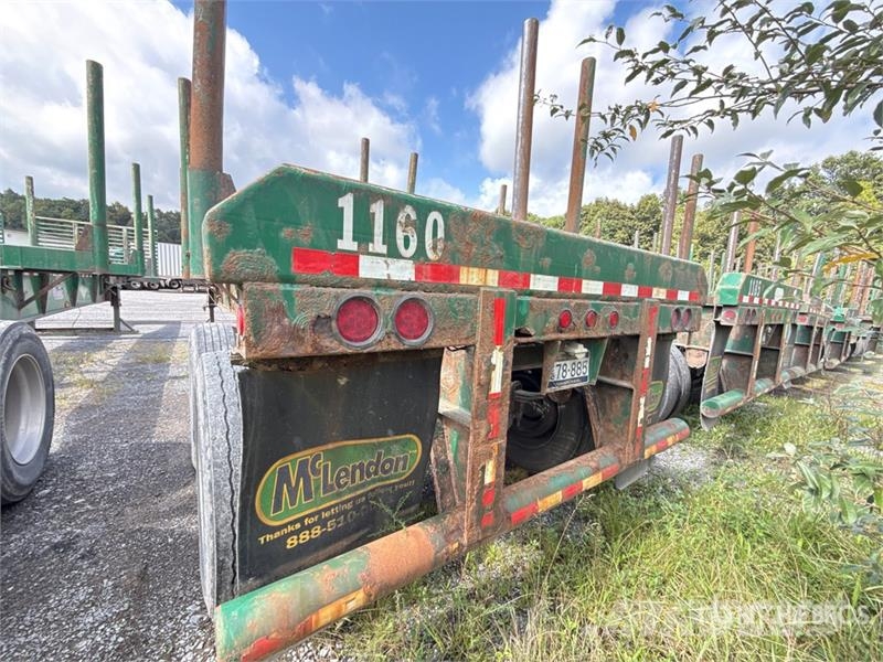 McLendon FT45L 45 ft T/A Log Trailer Puuperävaunut
