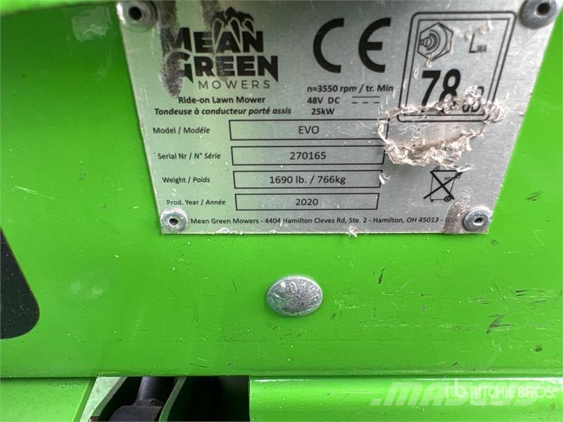 Mean Green Ride-On 74 in Lawn Mower Åkgräsklippare
