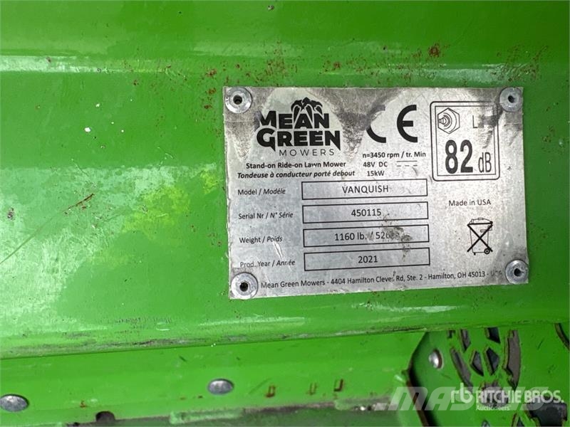 Mean Green Stand-On 60 in Lawn Mower Åkgräsklippare