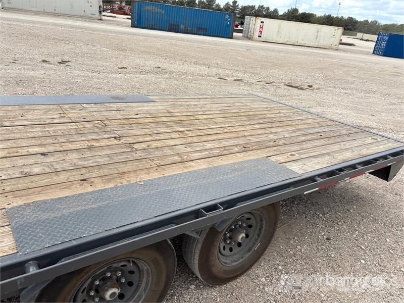 Metalium 24 ft T/A Equipment Trailer Auto pārvadāšanas treileri