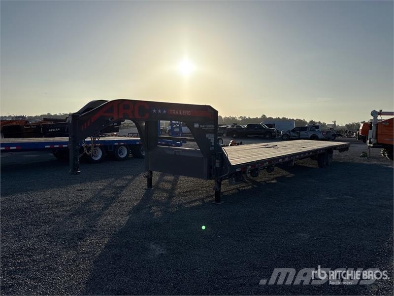  Metalium 40 ft T/A Flatbed Trailer Planhengere
