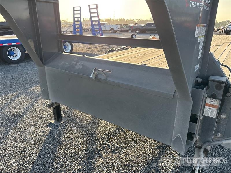  Metalium 40 ft T/A Flatbed Trailer Planhengere