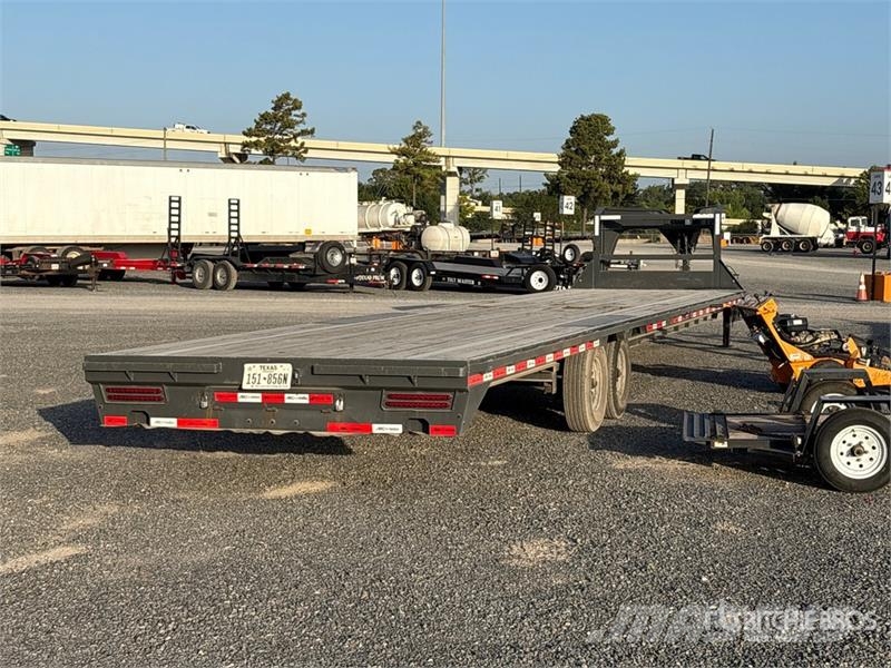  Metalium 40 ft T/A Flatbed Trailer Planhengere