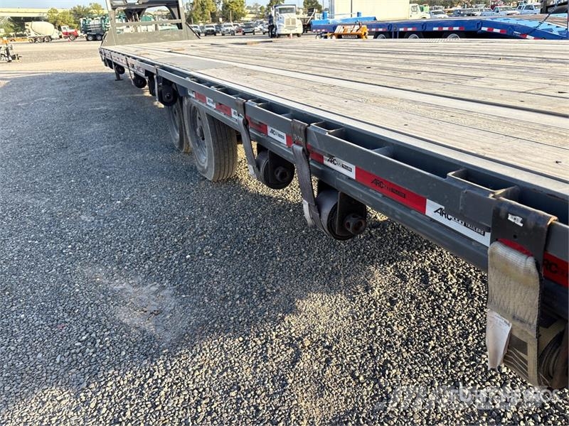  Metalium 40 ft T/A Flatbed Trailer Planhengere