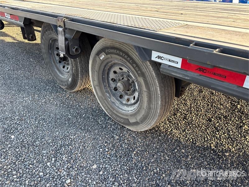  Metalium 40 ft T/A Flatbed Trailer Planhengere