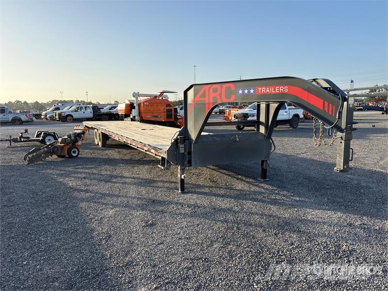  Metalium 40 ft T/A Flatbed Trailer Planhengere