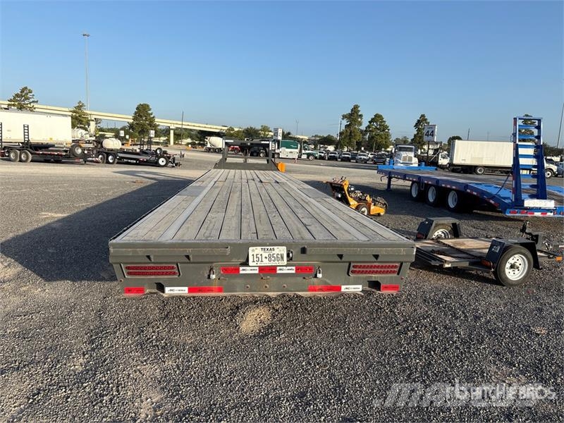  Metalium 40 ft T/A Flatbed Trailer Planhengere