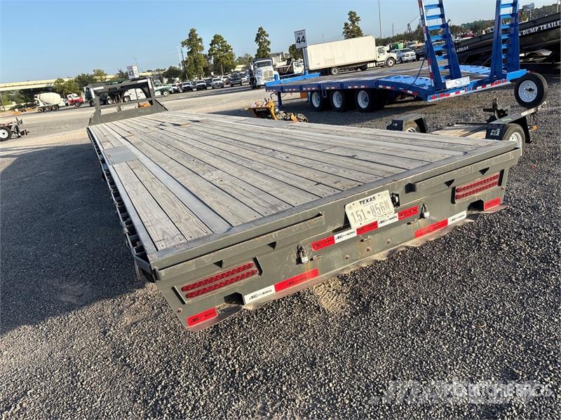  Metalium 40 ft T/A Flatbed Trailer Planhengere